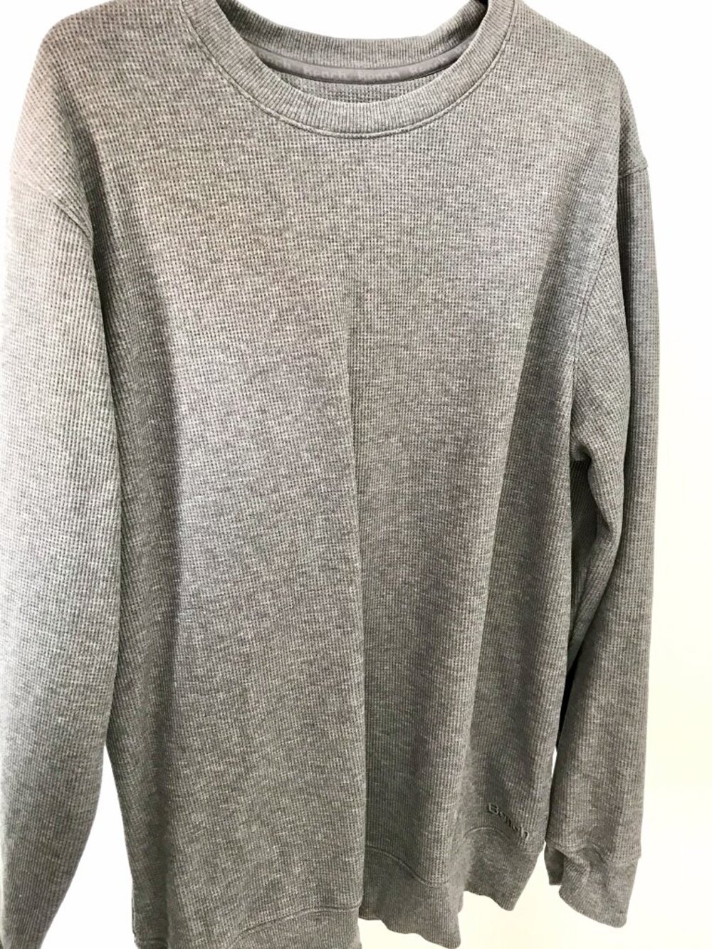Bench Gray Waffle Crewneck